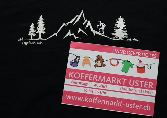 «Typisch Ich» ist am 4. Juli 2021 am Koffermarkt in Uster!!